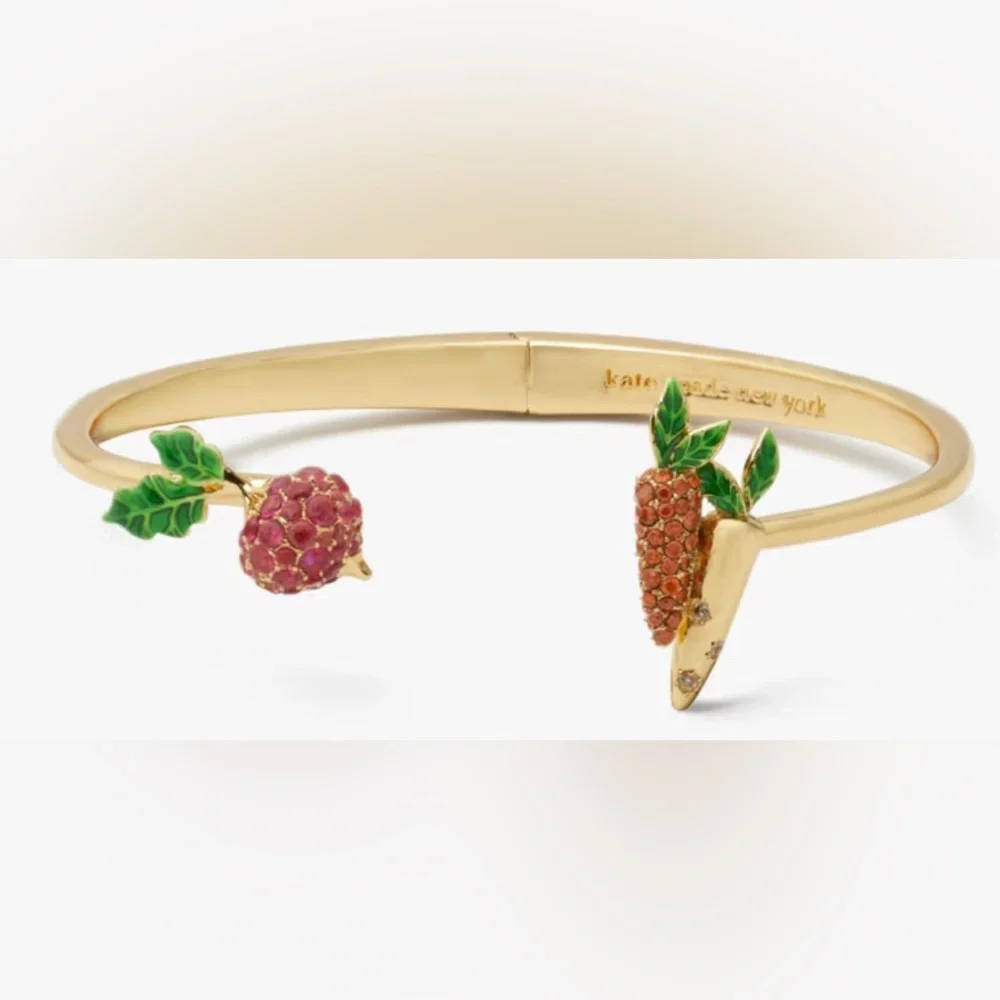 Kate Spade Harvest Time Vegetable Hinge NWT - Picture 1 of 6